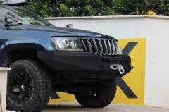 Jeep Grand Cherokee WJ AGF Mat Siyah Gizli Vinç Çelik Tampon