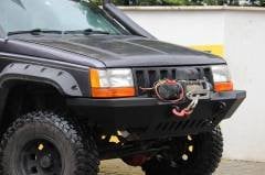 Jeep Grand Cherokee ZJ Mat Siyah AGF Çelik Tampon